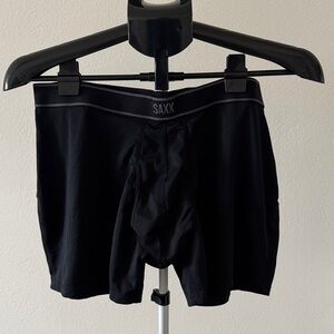Saxx Midnight Black Boxer Briefs